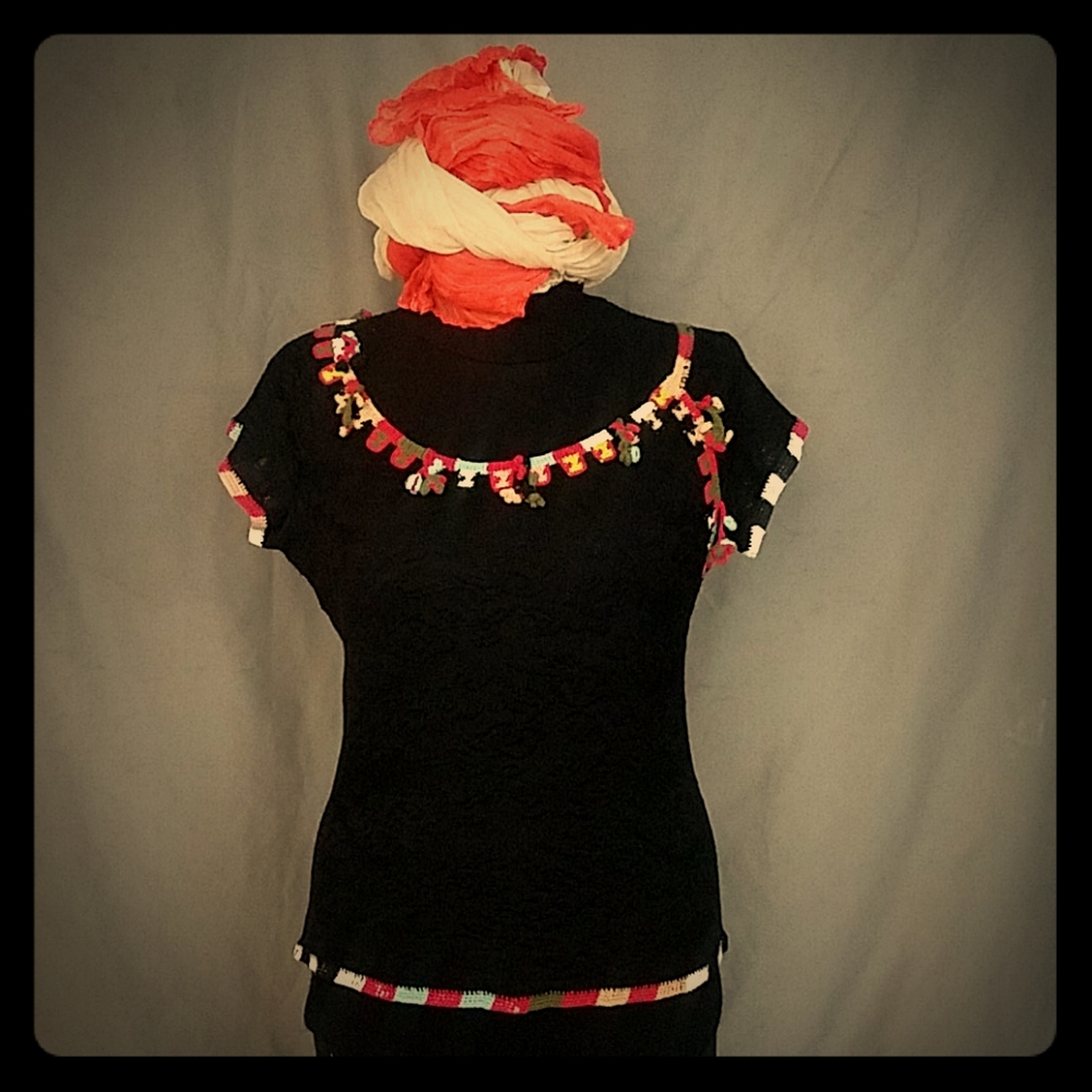 Christian Lacroix Bazar vintage knit top